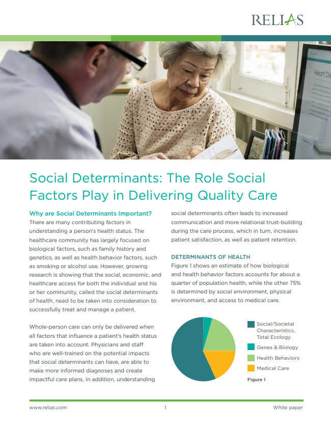 社会决定因素:社会因素在提供优质护理中的作用