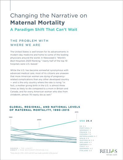 改变孕产妇死亡率白皮书的叙述